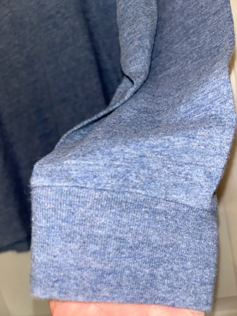 Polo by Ralph Lauren Slim Fit Men’s LS Crewneck T- Shirt XL Heather Blue Casual